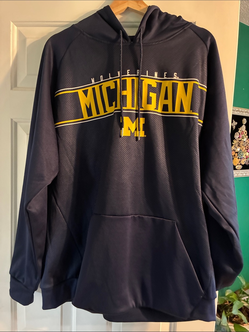 Michigan Wolverines Men's Navy & Yellow Hoodie